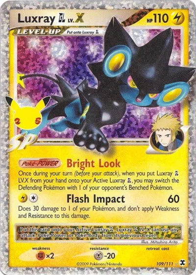 Luxray GL LV.X 109/111 - Celebrations: Classic Collection - Holofoil