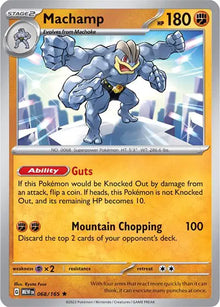 Machamp 068/165 - Scarlet & Violet 151 - Holofoil