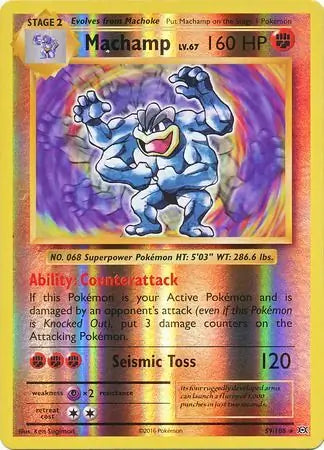 Machamp 59/108 - Evolutions - Reverse Holofoil