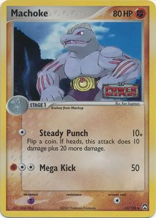Machoke 33/108 - EX Power Keepers - Reverse Holofoil