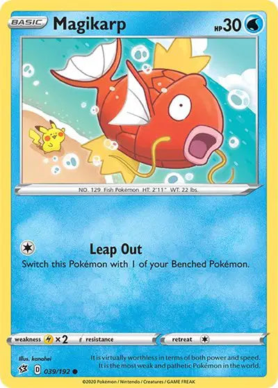 Magikarp 039/192 - Rebel Clash - Reverse Holofoil