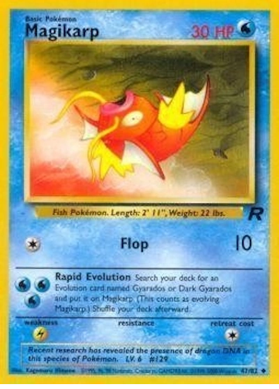 Magikarp 47/82 - Team Rocket (Unlimited) - Normal