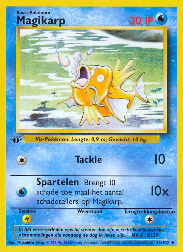 Magikarp (NL) 35/102 - Base Set (1st Edition) - Normal