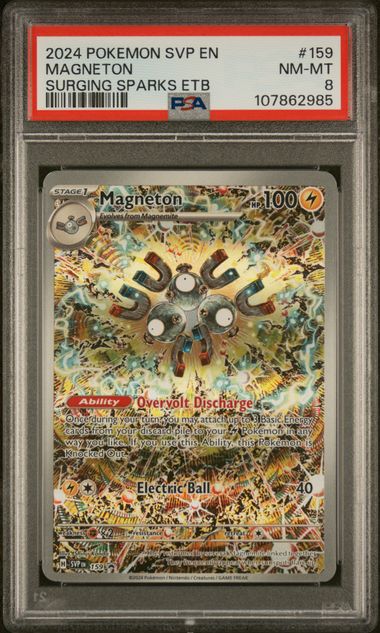 Magneton (PSA 8) SVP159 - Scarlet and Violet Promo - Holofoil