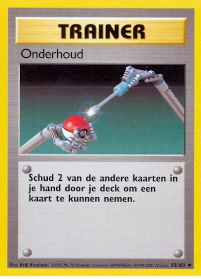 Maintenance (NL) 83/102 - Base Set (Unlimited) - Normal