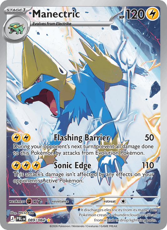 Manectric 089/084 - Pitch Black - Holofoil