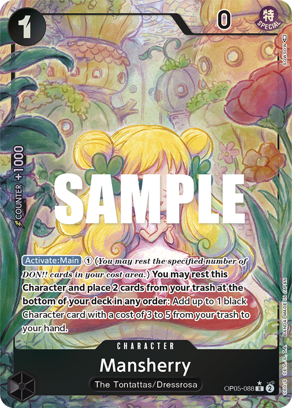 Mansherry (Alternate Art) OP05-088 - Awakening of the New Era - Foil
