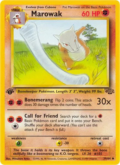 Marowak 39/64 – Dschungel (Unbegrenzt) – Normal