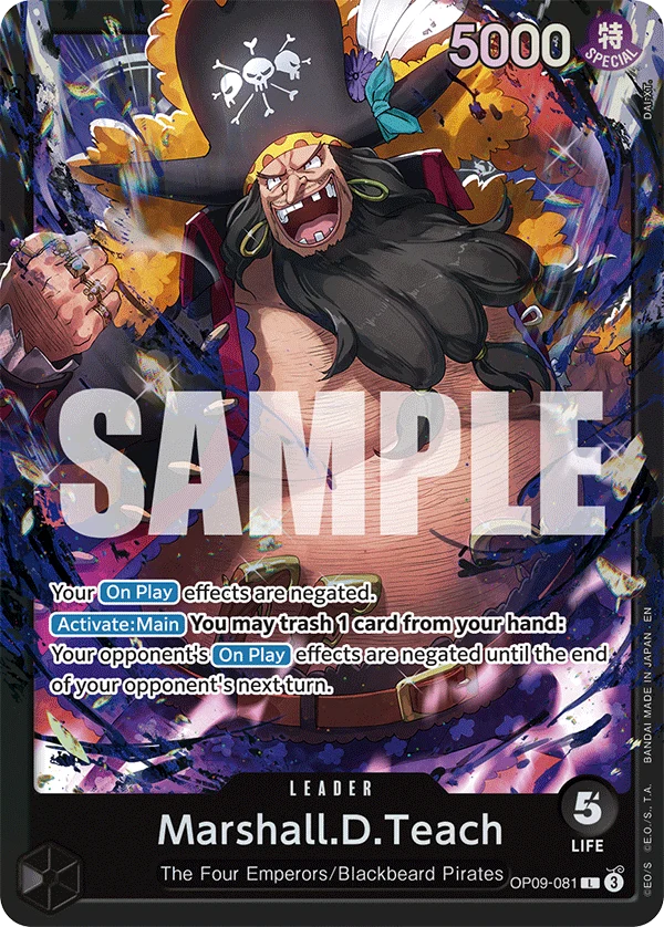 Marshall.D.Teach OP09-081 promo kaart