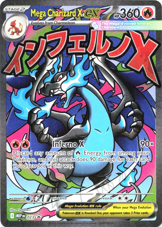 Mega Charizard X ex 023 - Mega Evolution Promos - Holofoil