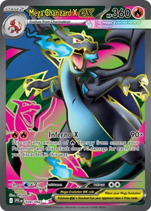 Mega Charizard X ex 109/094 - Phantasmal Flames - Holofoil