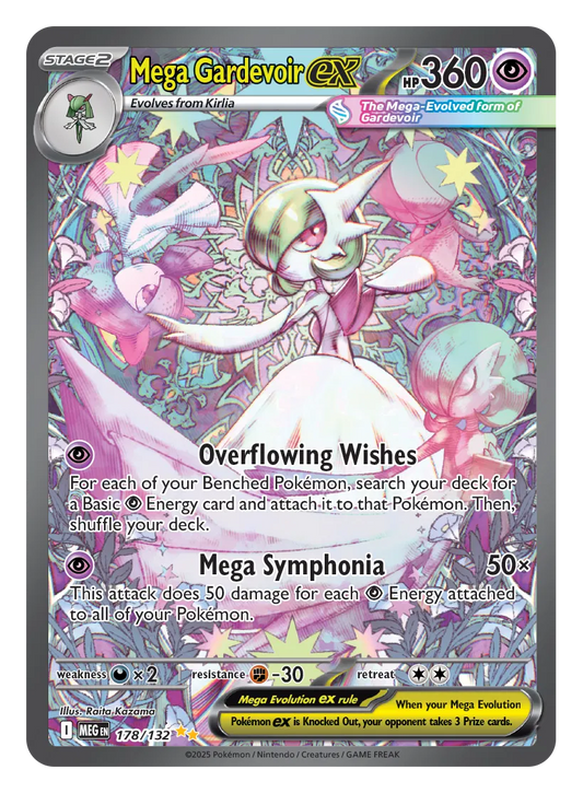 Mega Gardevoir ex 178/132 - Mega Evolution - Holofoil