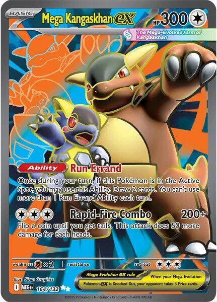 Mega Kangaskhan ex 164/132 - Mega Evolution - Holofoil