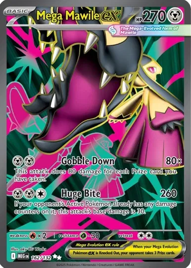 Mega Mawile ex 162/132 - Mega Evolution - Holofoil