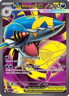 Mega Sharpedo ex 113/094 - Phantasmal Flames - Holofoil