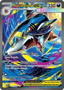 Mega Sharpedo ex 127/094 - Phantasmal Flames - Holofoil