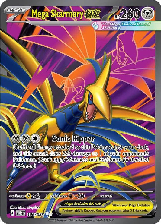 MegaSkarmoryex106088-PerfectOrder-Holofoil