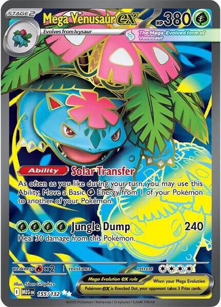 Mega Venusaur ex 155/132 - Mega Evolution - Holofoil