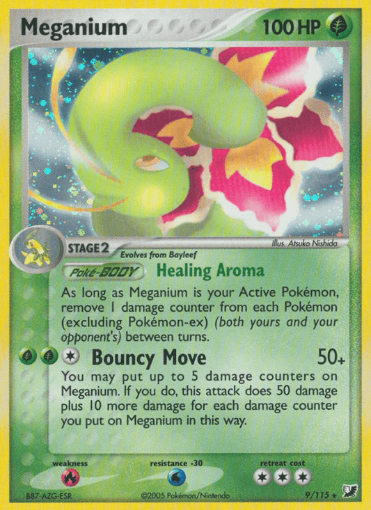 Meganium 9/115 - EX Unseen Forces - Normal