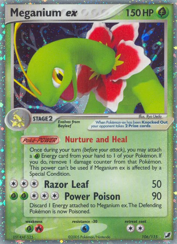Meganium ex 106/115 - EX Unseen Forces - Holofoil
