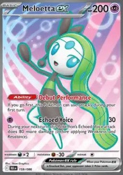 Meloetta ex 159/086 - Black Bolt - Holofoil