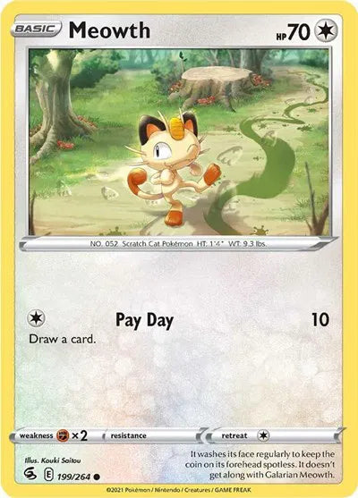 Meowth 199/264 - Fusion Strike - Normal