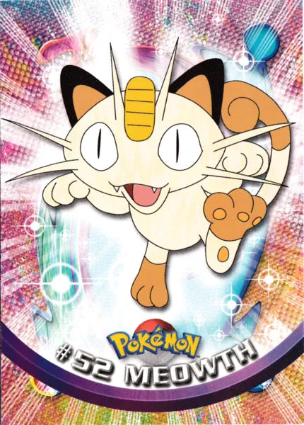 Meowth 52 - Topps Series 1 - Base Chrome