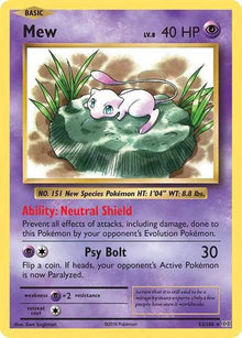 Mew 53/108 - Evolutions - Holofoil