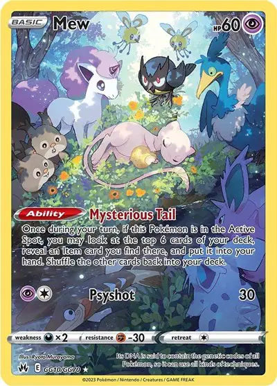 Mew GG10/GG70 - Crown Zenith: Galarian Gallery - Holofoil