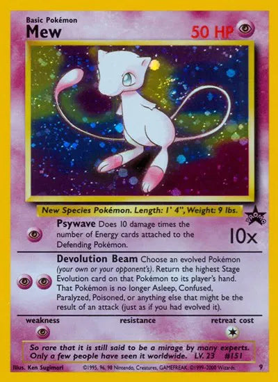 Mew 09/53 - WoTC Promo - Holofoil
