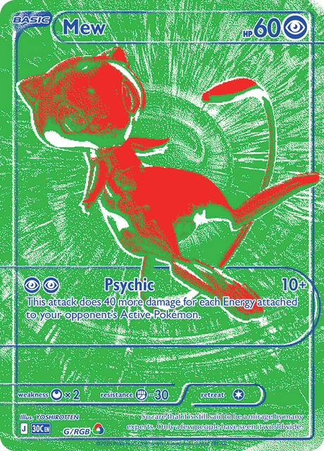 Mew G/RGB - 30th Celebration - Holofoil