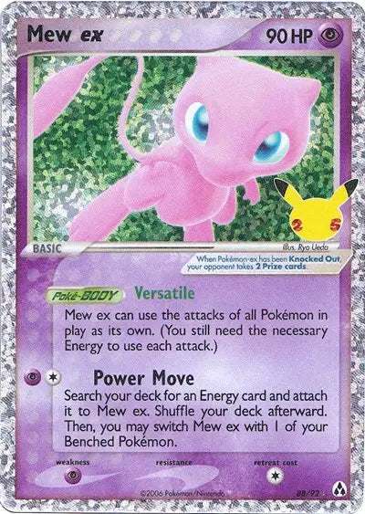 Mew ex 88/92 - Celebrations: Classic Collection - Holofoil