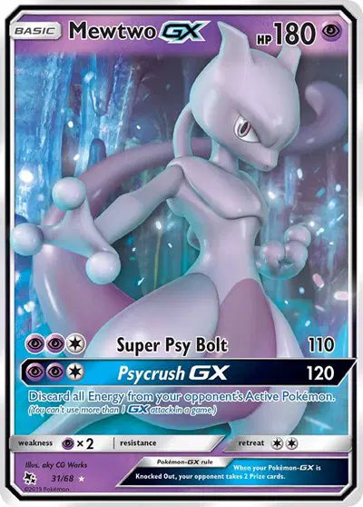 Mewtwo GX 31/68 - Hidden Fates - Holofoil