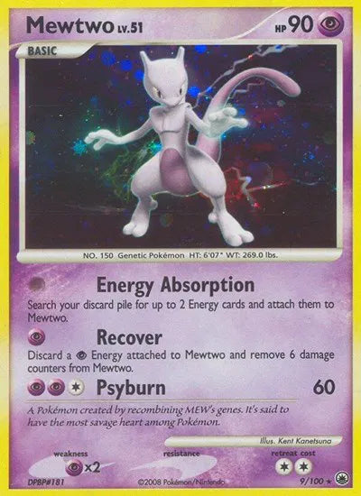 Mewtwo Lv.51 9/100 - Stormfront - Holofoil