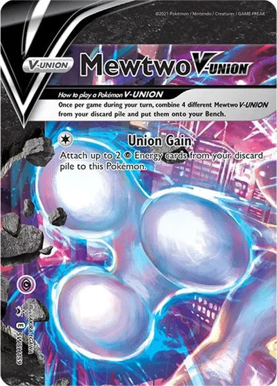 Mewtwo V-UNION SWSH159 - Sword & Shield Promo - Holofoil