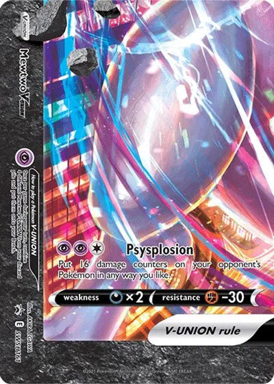 Mewtwo V-UNION SWSH161 - Sword & Shield Promo - Holofoil