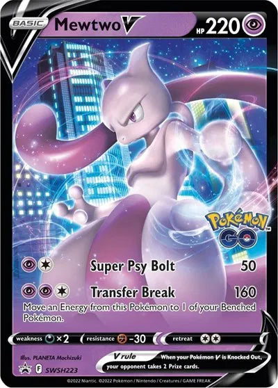Mewtwo V SWSH223 - Sword & Shield Promo - Holofoil