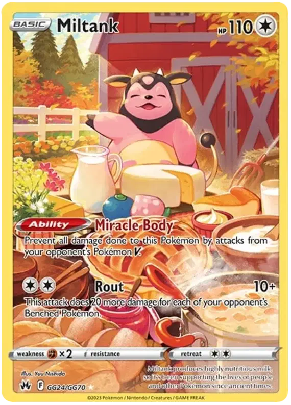Miltank GG24/GG70 - Crown Zenith: Galarian Gallery - Holofoil