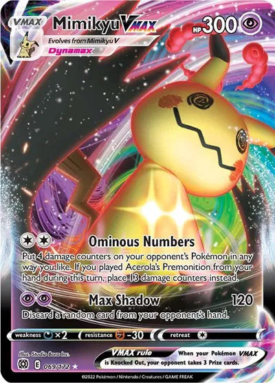 Mimikyu VMAX 069/172 - Brilliant Stars - Holofoil
