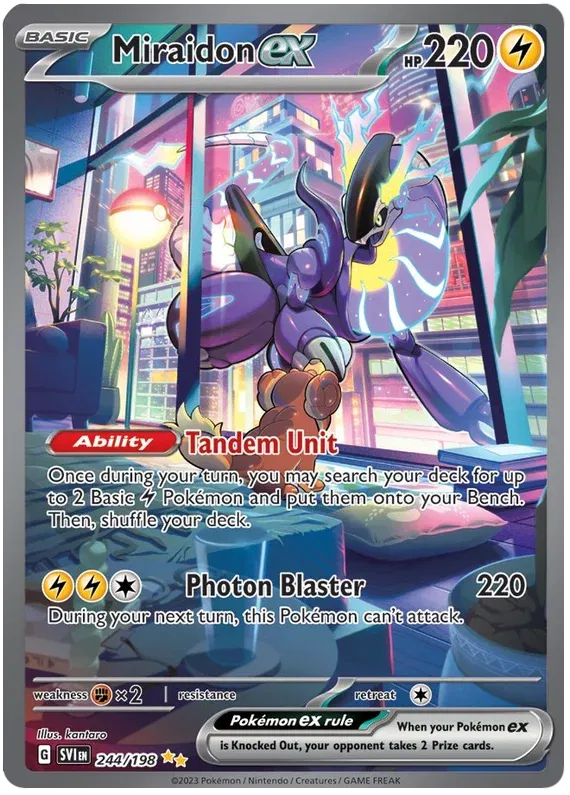 Miraidon ex 244/198 - Scarlet & Violet - Holofoil