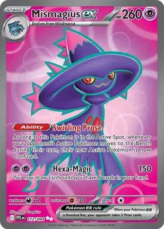 Mismagius ex 112/094 - Phantasmal Flames - Holofoil