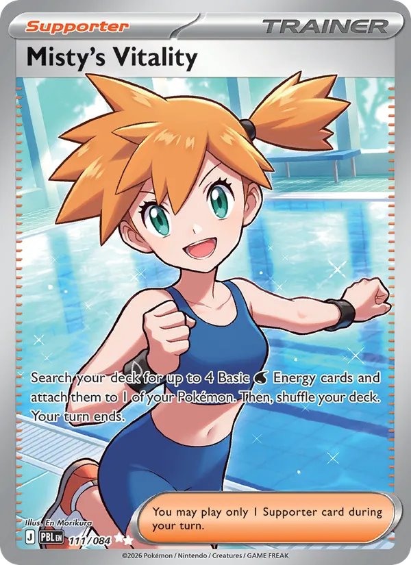 Misty's Vitality 111/084 - Pitch Black - Holofoil