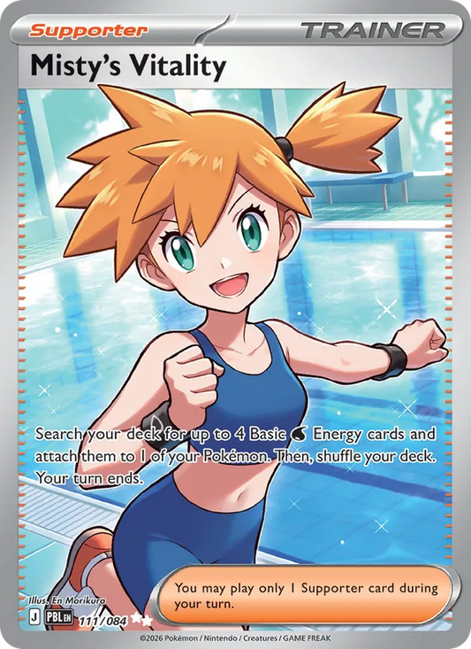 Misty's Vitality 111/084 - Pitch Black - Holofoil