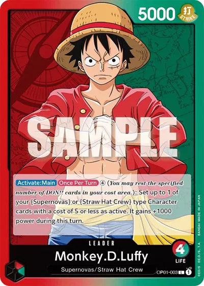 Monkey.D.Luffy OP01-003 - Romance Dawn - Normal