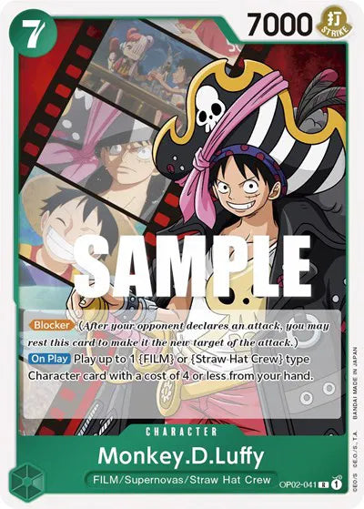 Monkey.D.Luffy OP02-041 - Paramount War - Foil