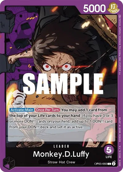 Monkey.D.Luffy OP05-060 - Awakening of the New Era - Normal