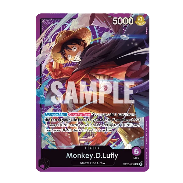 Monkey.D.Luffy OP05-060 promo kaart