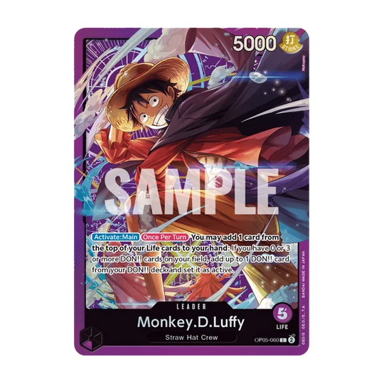 Monkey.D.Luffy OP05-060 promo kaart