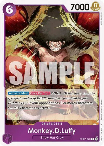 Monkey.D.Luffy OP07-073 - 500 Years in the Future - Foil