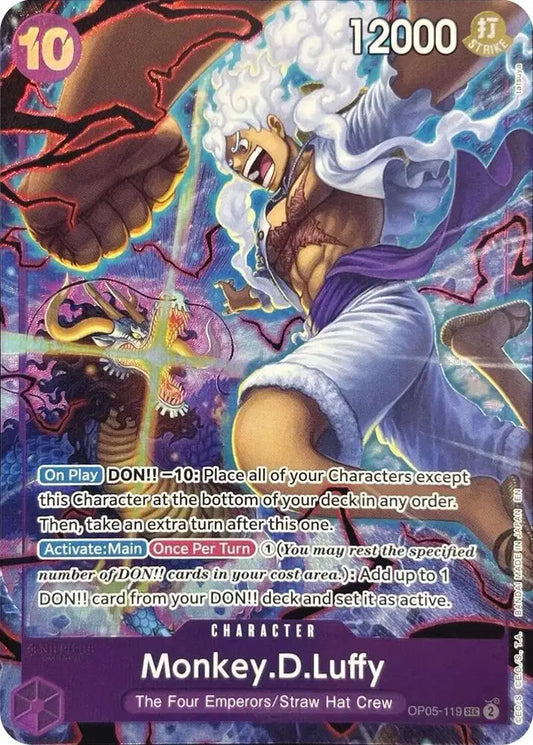 Monkey.D.Luffy (2nd Anniversary Set) OP05-119 - Promotion Cards - Foil